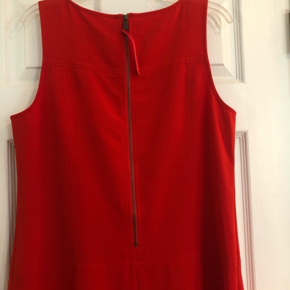 LOFT Sleeveless Sheath Dress Orange Red! - Picture 5 of 8